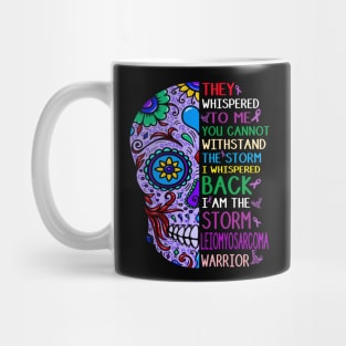 leiomyosarcoma skull warrior i am the storm Mug